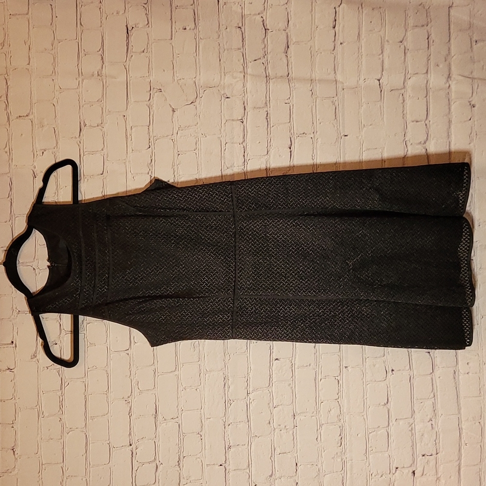 Black Size 8 Sleeveless Classic Dress